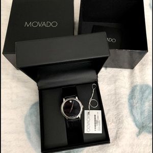 Movado Black Classic Museum Watch For Women